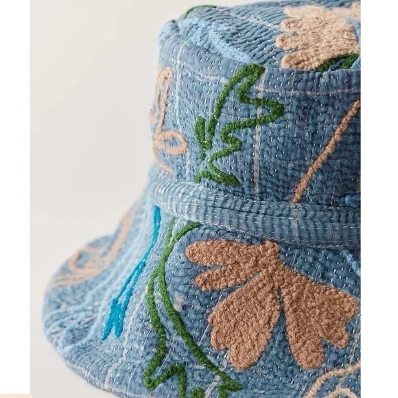 Free People Vintage Kantha Bucket Hat - Picture 5 of 6